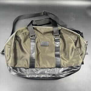Versace Parfum Duffle Weekender Travel Gym Bag Green w/Shoulder Strap 20x10x9.5